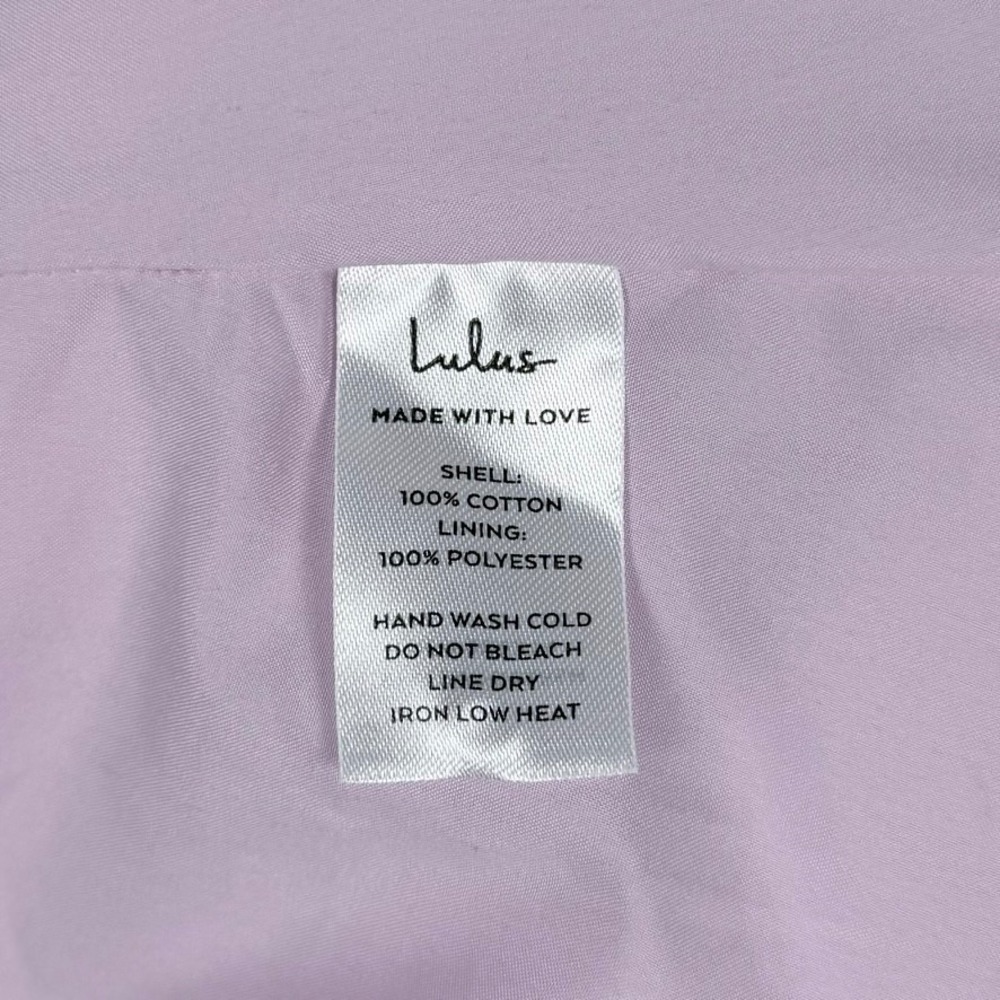 Lulus Lilac Midi Dress M Pink Sleeveless Smocked Summer Resort - Picture 8 of 11